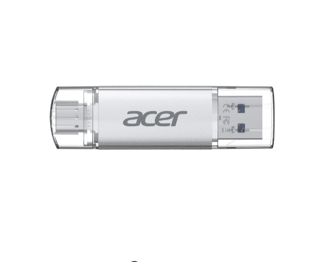 Acer UT300 256GB USB Flash Drive PCBA USB3.0 Gen 1 Type-A/Type-C - 5 Year Warranty