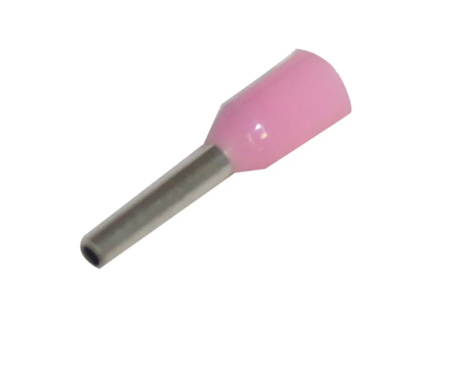 Boot Lace Pin 0.34mm2-Pink HF (pack of 100)