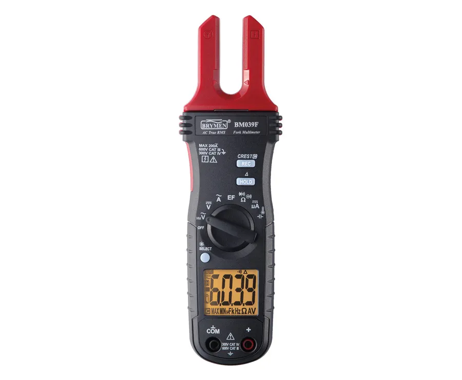OPEN JAW 200A AC CLAMP METER