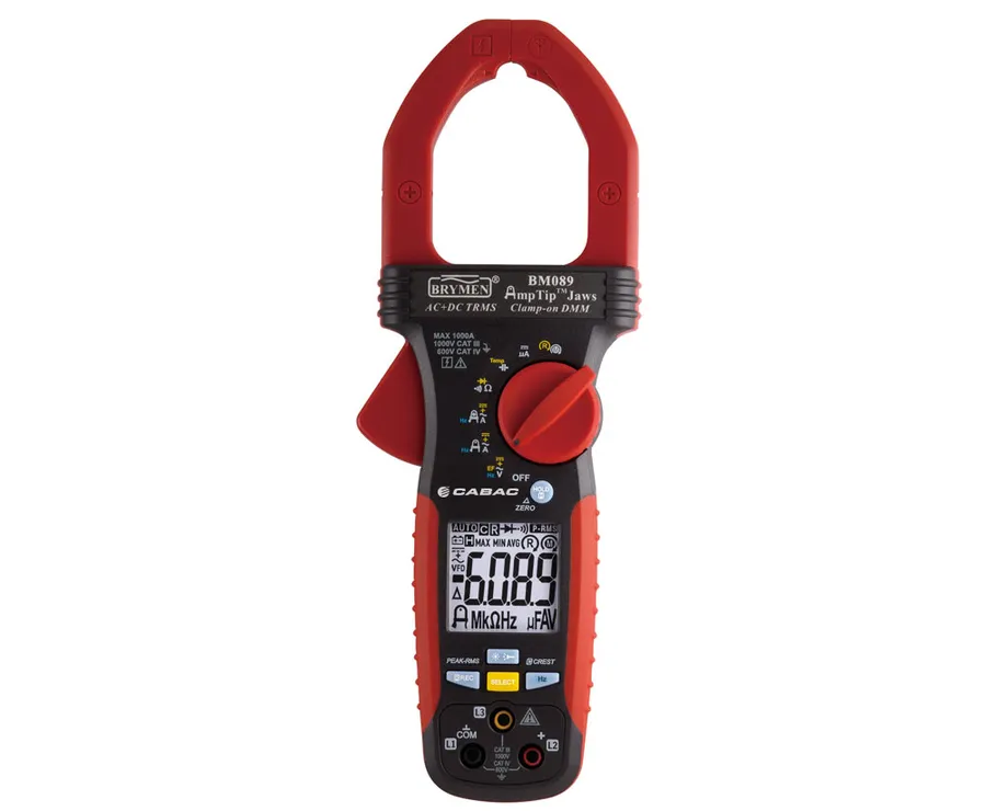 1000A AC/DC TRMS CAT IV Clamp Meter