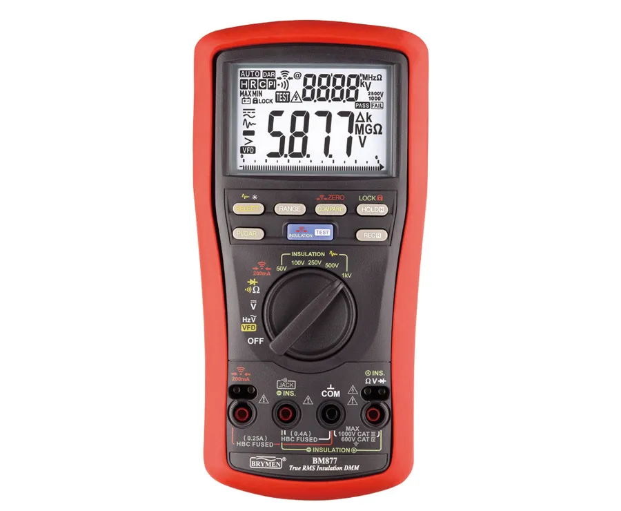 INSULATION TESTER &DMM CONTINUTY 50v 1Kv