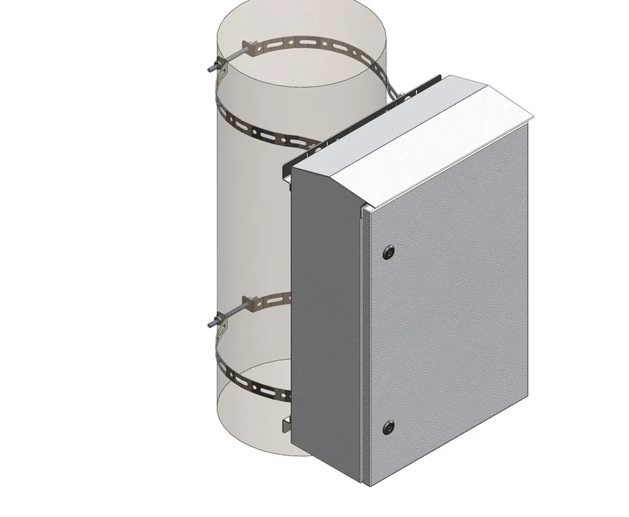 GAL/ZINC POLE CLAMP FOR MSB.202015