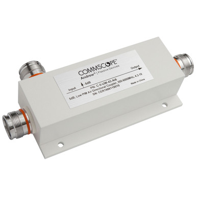 CommScope Directional Coupler, 5 dB, 555-6000 MHz, 4.3-10 Female, -165 dBc