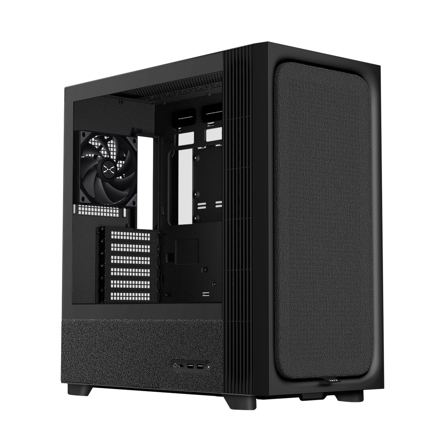TRYX FLOVA F50 BLACK GAMING CASE