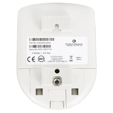 Cambium Networks C000000L065A Gigabit Ethernet Surge Protector, 30 Vdc Passive PoE RJ45