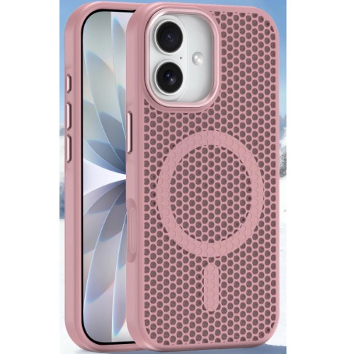 USP Apple iPhone 17 (6.3') Armor 3D Mesh Case with MagSafe Pink - Fragiile Surface, TPU Bumper, Drop Resistance, Scratch Protection, 5 Years Warranty