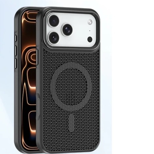 USP Apple iPhone 18 Pro Max / iPhone 17 Pro Max (6.9') Armor 3D Mesh Case with MagSafe Black - TPU Bumper, Drop Resistance, 5 Years Warranty