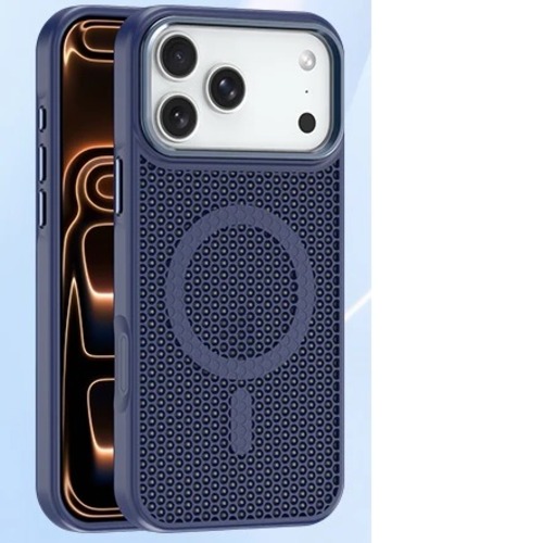 USP Apple iPhone 18 Pro Max / iPhone 17 Pro Max (6.9') Armor 3D Mesh Case with MagSafe Dark Blue - TPU Bumper, Drop Resistance, 5 Years Warranty
