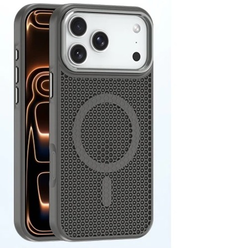 USP Apple iPhone 18 Pro Max / iPhone 17 Pro Max (6.9') Armor 3D Mesh Case with MagSafe Grey - TPU Bumper, Drop Resistance, 5 Years Warranty