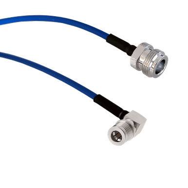 PSF-402 Patch Cable N Female to QMA Male Right Angle, 50cm