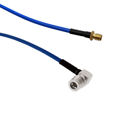 PSF-402 Patch Cable SMA Female to QMA Male Right Angle 50cm