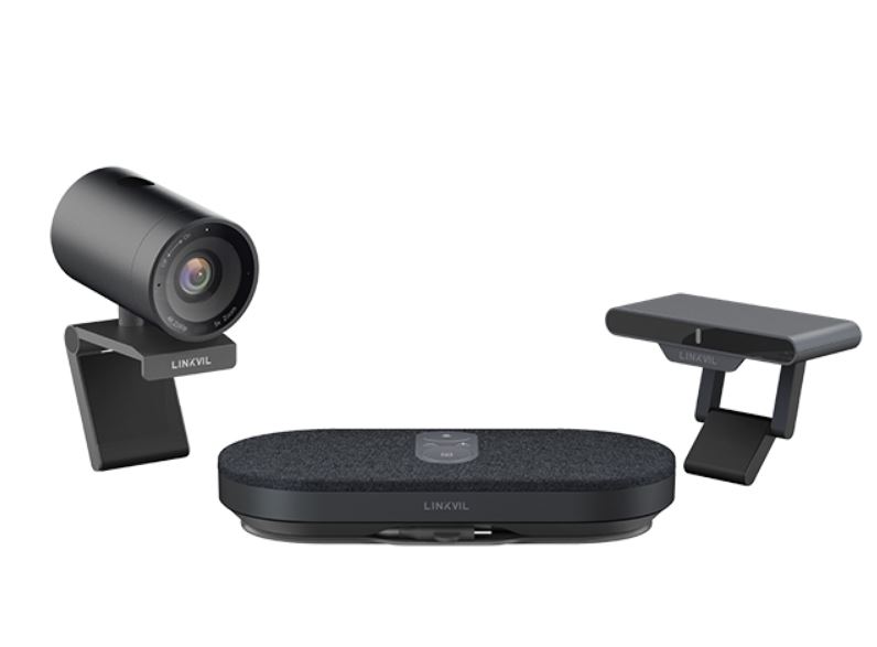Fanvil Linkvil CA400, MS10 Speakerphone, RC10 Reciever Hub, CM70 4k Camera, All-In-One Screen Share Video Conference Solution