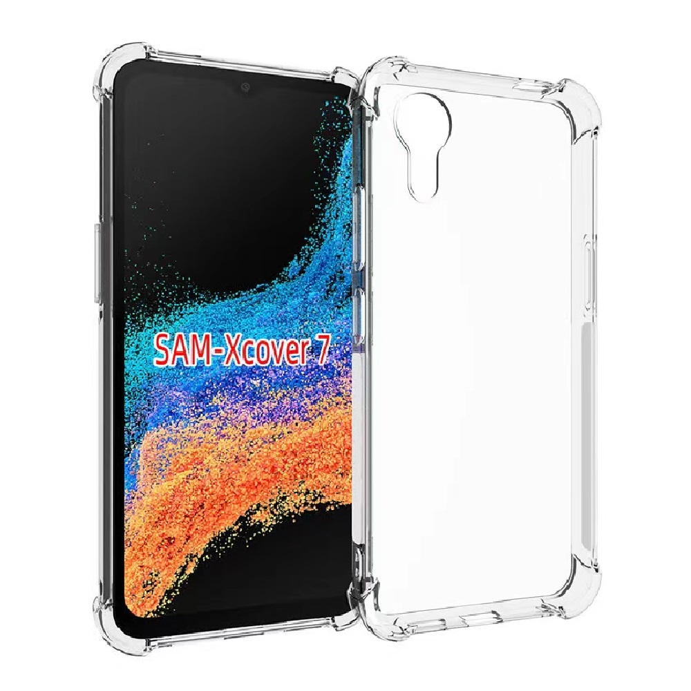 USP Samsung Galaxy Xcover7 (6.6') Jelly Case Clear - Shockproof, DropProof, Tough Gel, Flexibilty, Extra Grip, 5 Years Warranty