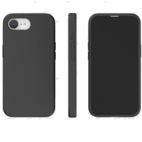 USP Apple iPhone 16 (6.1') Silicone Case Black - Device-Fit Selection, Non-Slip Grip, Scratch Protection, 5 Years Warranty