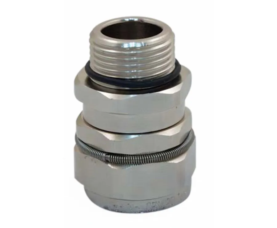 PLIABLE STRAIGHT BRASS CONNECTOR 20MM