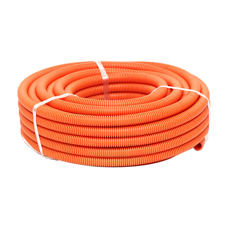 32mm Orange Heavy Duty Corrugated Conduit (25m)