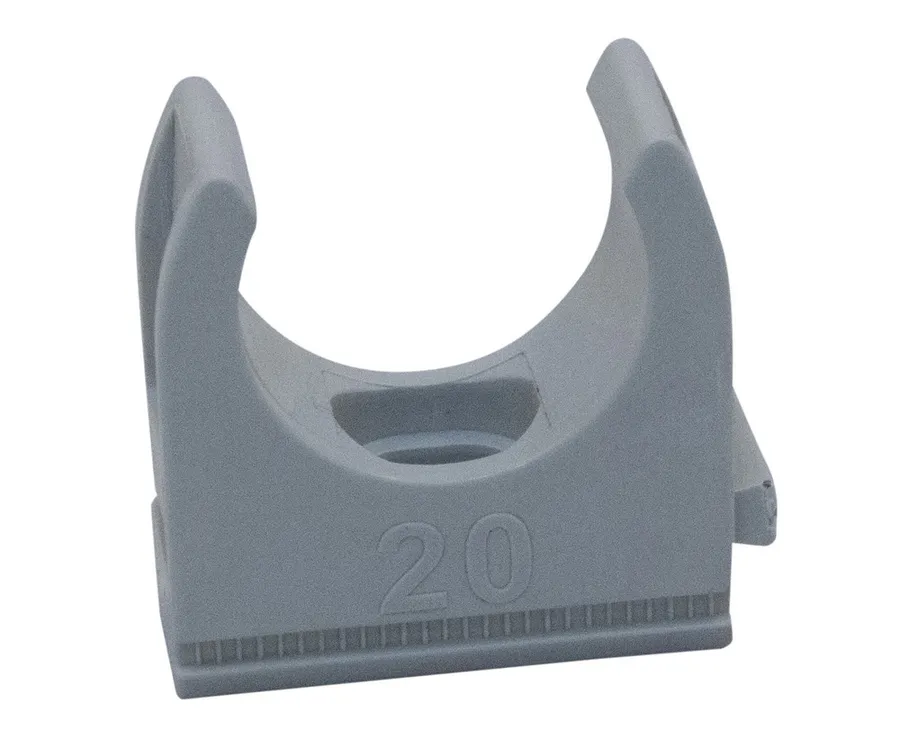 CONDUIT U CLIP PVC 20MM GREY (pack of 100)