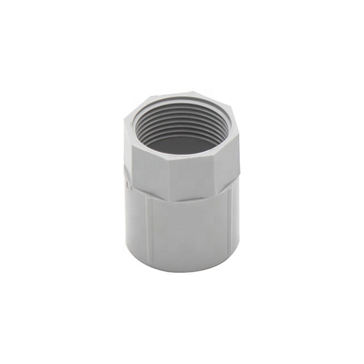 20mm Grey Plain to Screwed Coupling
