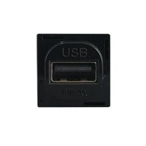 Single USB Charger - Black
