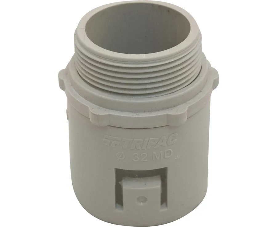 FITTING ADAPTER SCREW TO CORRUGATED 32MM (pack of 20)