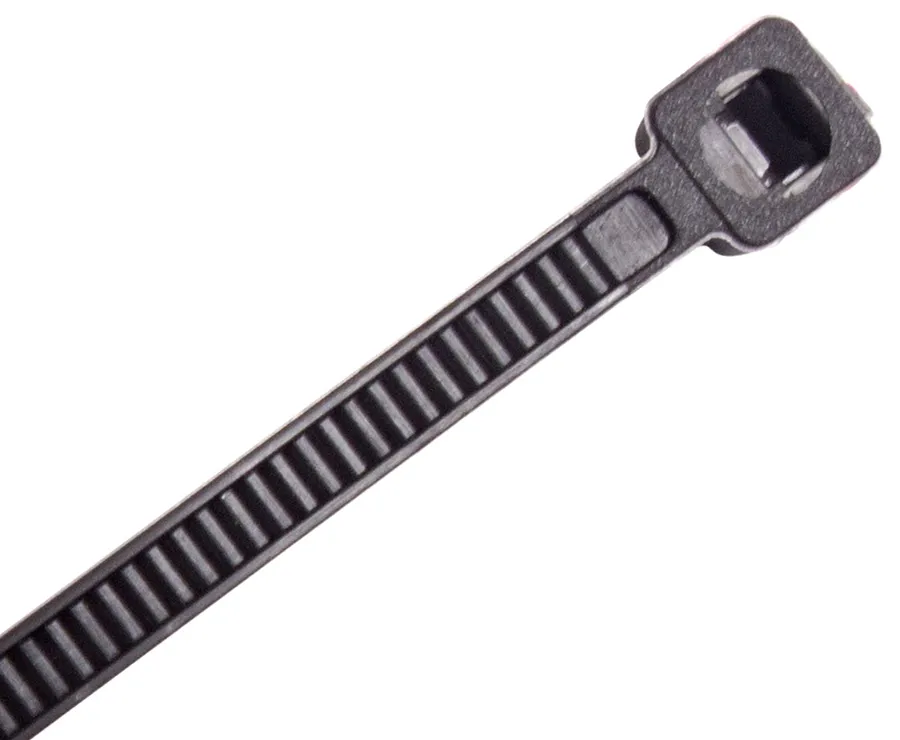 NYLON CABLE TIE 200 X 2.5MM UV BLACK (pack of 100)