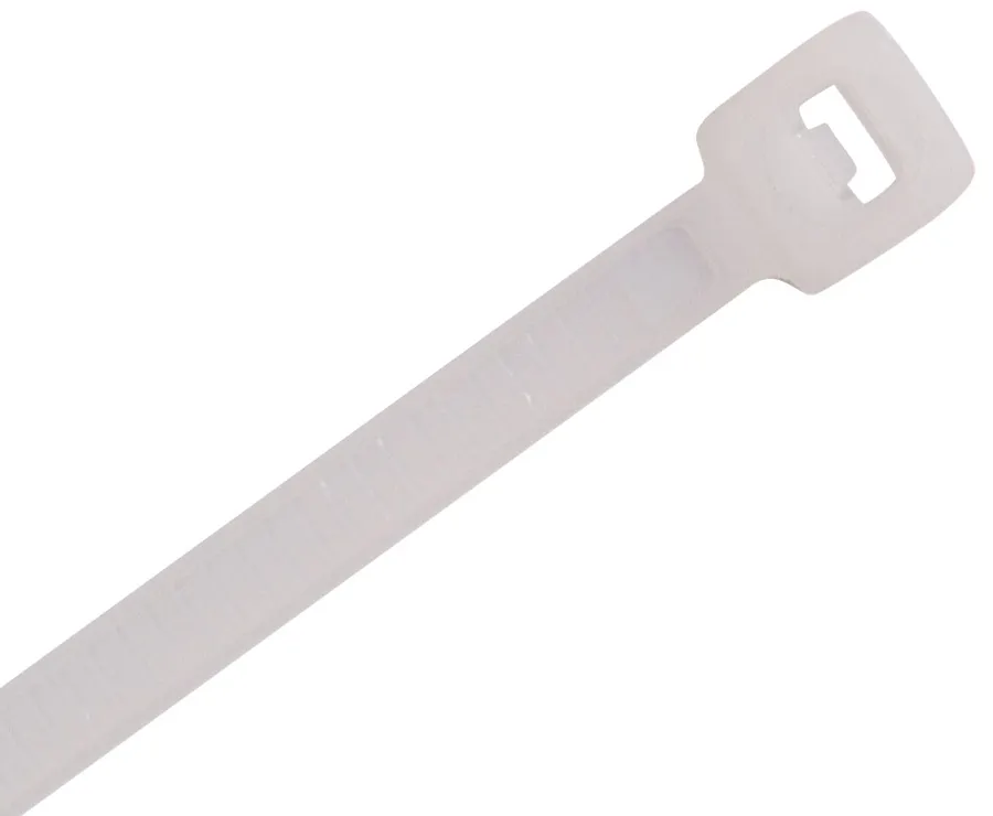 NYLON CABLE TIE 200 X 2.5MM NATURAL (pack of 100)