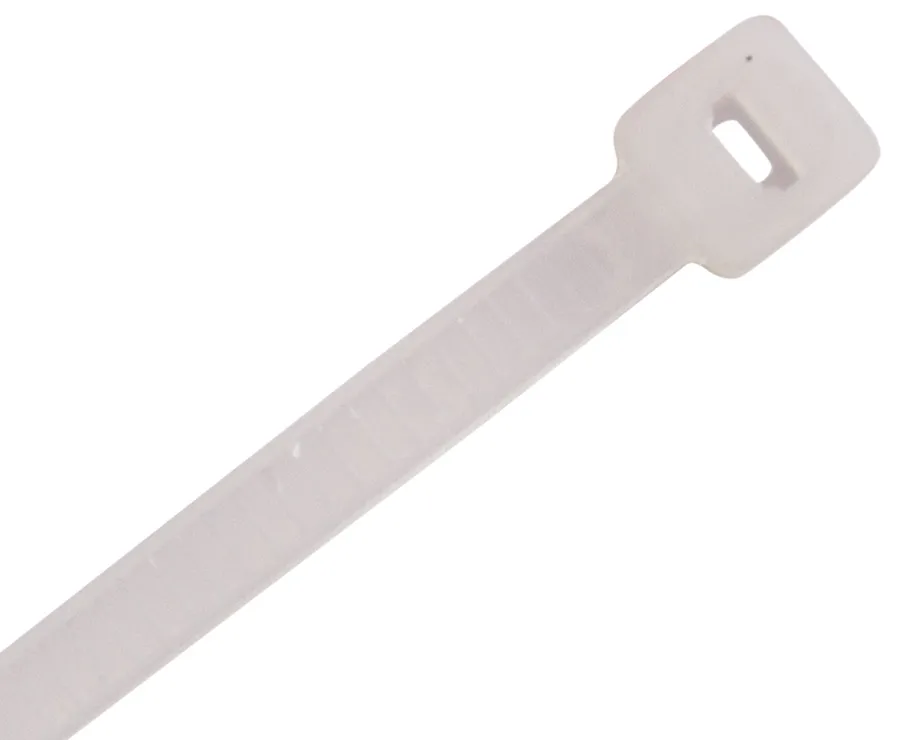 NYLON CABLE TIE 250 X 4.8MM NATURAL (pack of 100)