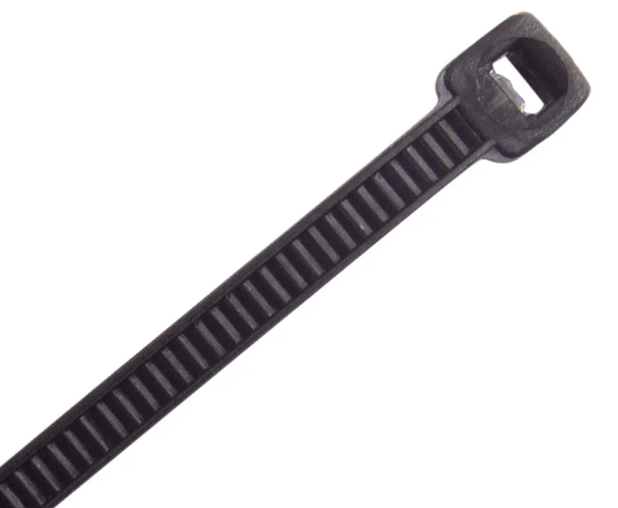 NYLON CABLE TIE 370 X 4.8MM UV BLACK (pack of 100)