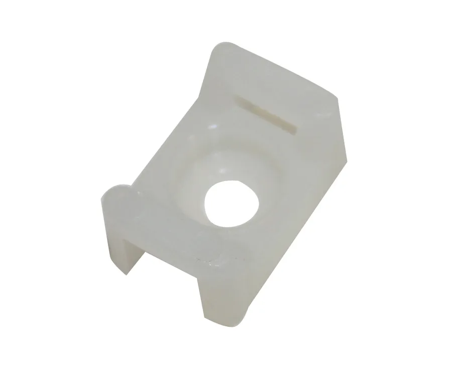 MOUNT SCREW NYLON 9MM WIDE TIE NATURAL (pack of 100)