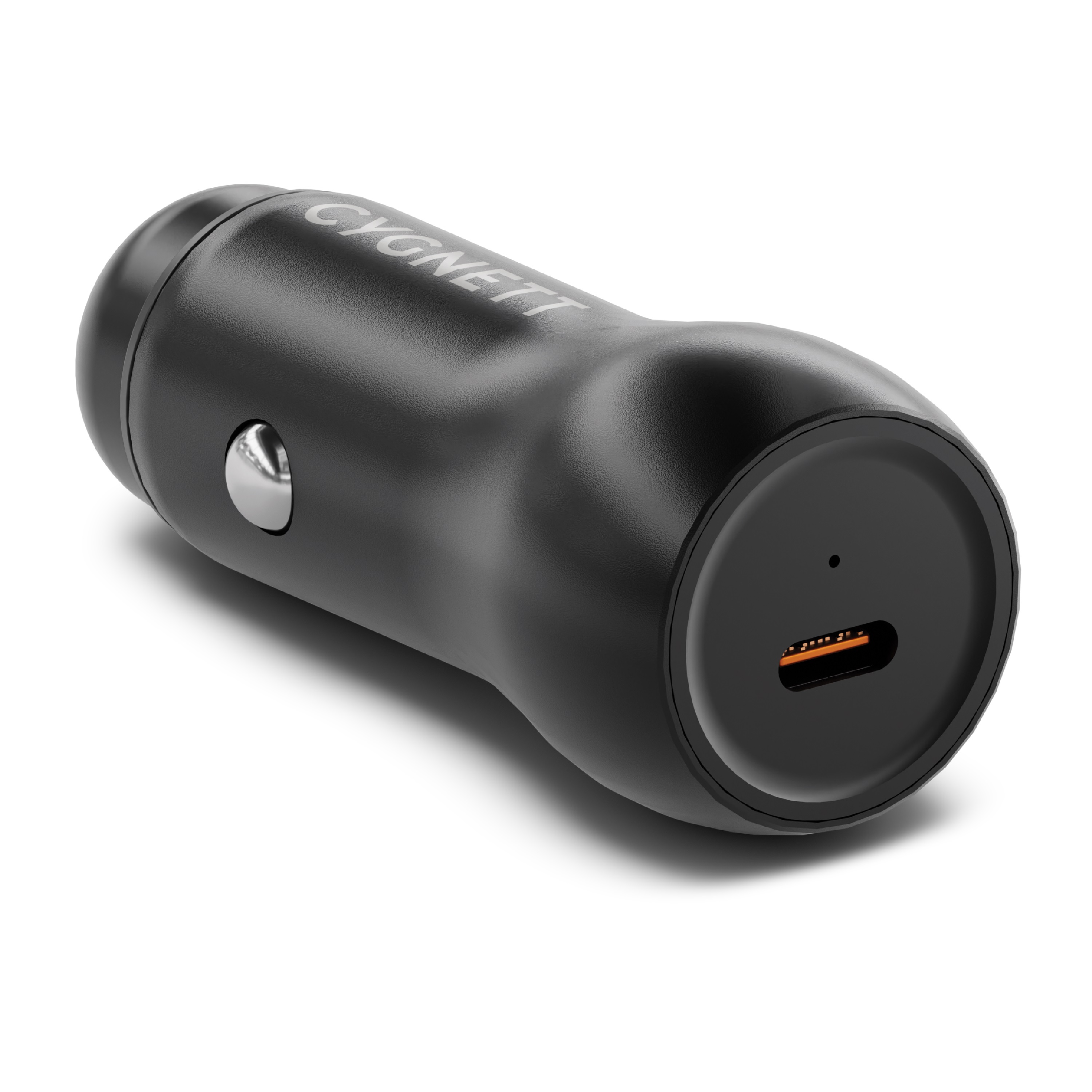 Cygnett CarPower 45W USB-C Car Charger - Black (CY4707CYCCH), Aluminium Alloy Finish, LED Charge Indicator, 2 Years Warranty