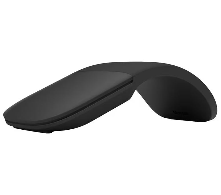 Microsoft Surface Arc Wireless Mouse curved design Surface Pro 11/10/8/9/X /11 Laptop 7/6/5/4- Black