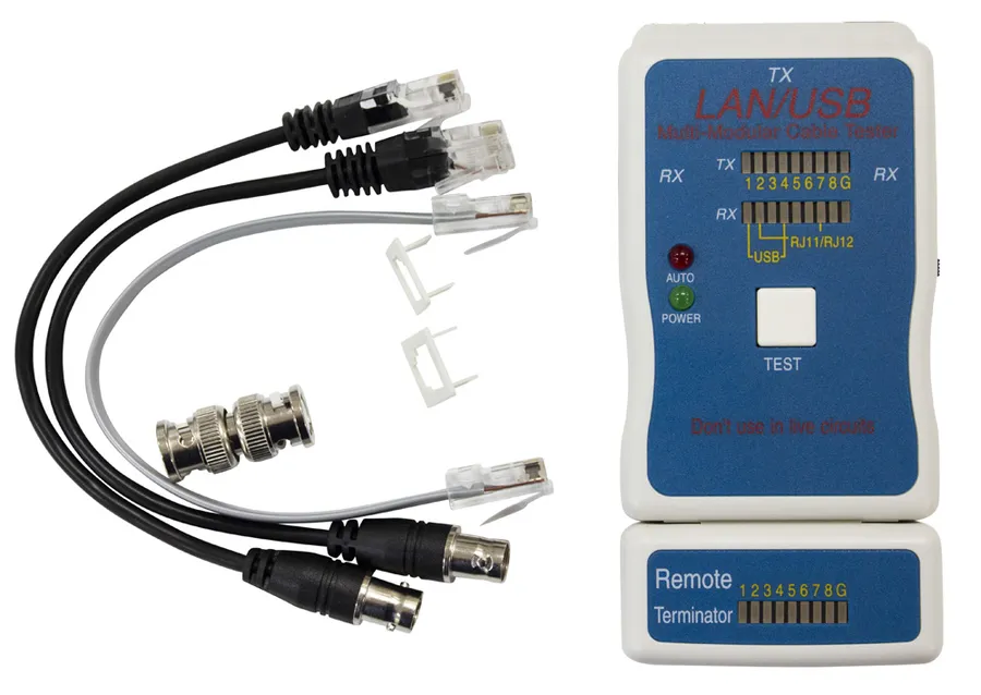 DATA CHANNEL AND COAX TESTER