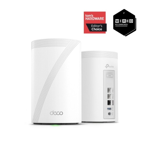 ((AMAZON ONLY))TP-Link Deco BE68 BE14000 Tri-Band Whole Home Mesh Wi-Fi 7 System (1-pack) 688 Mbps at 2.4 GHz + 4324 Mbps at 5 GHz + 8647