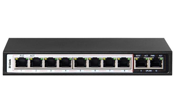 D-Link 10-Port Unmanaged PoE Switch