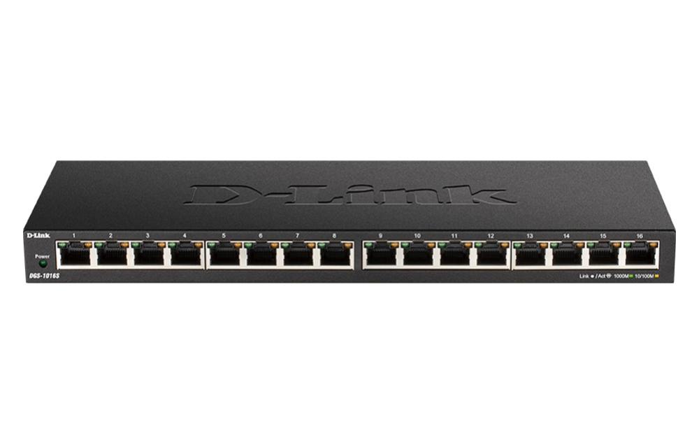 D-Link 16-P Low Profile Unmanaged switch