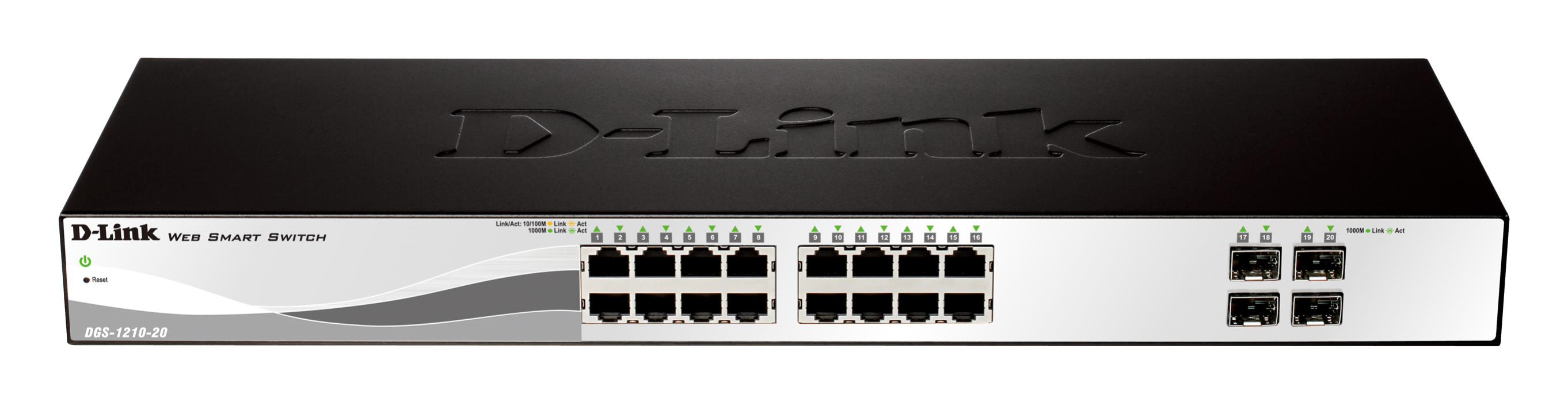D-Link 20-Port Smart Managed Switch