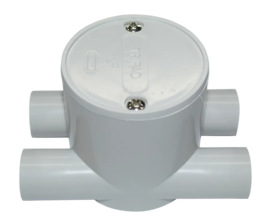 JUNCTION BOX TANG DEEP H WAY ENTRY 25MM (pack of 10)