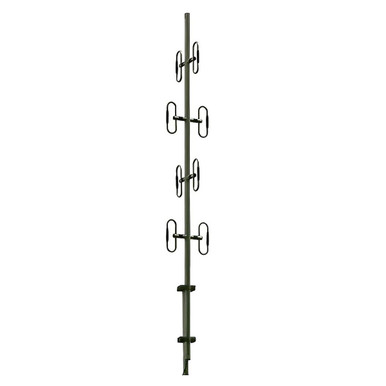 ZCG UHF Stacked Dipole Binary Array Antenna, 400 to 520 MHz, 8 dBi, N Female