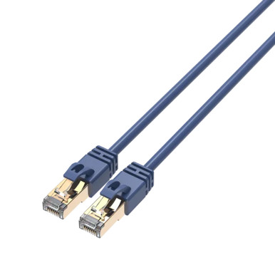 Powertec CAT6A Indoor Network Cable, 5m Blue