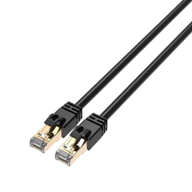 Powertec CAT6A Outdoor Network Cable, 10m Black