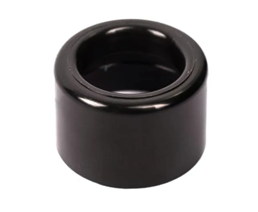 END CAP 28MM BLACK