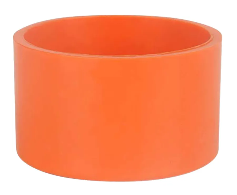 FITTING END CAP PVC 100MM ORANGE