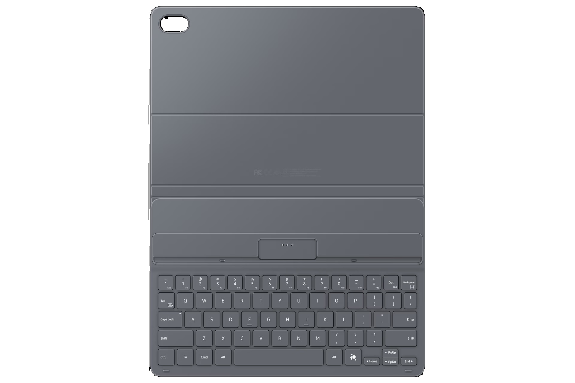 Samsung Galaxy Tab S11 Book Cover Keyboard Slim - Black(EF-DX730UBEGWW), Magnetic, Slim and Lightweight, AI Key, 6 Months Warranty