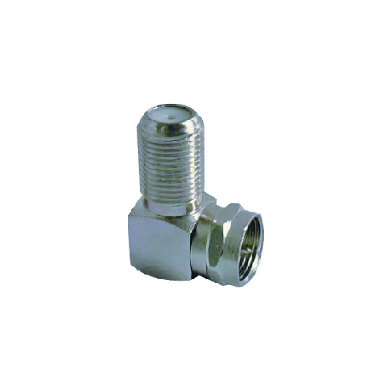F Male Right Angle to F Female adaptor