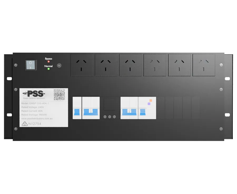 BYP EXT AUTO -Rack Mnt -1Phase 40A + DIS