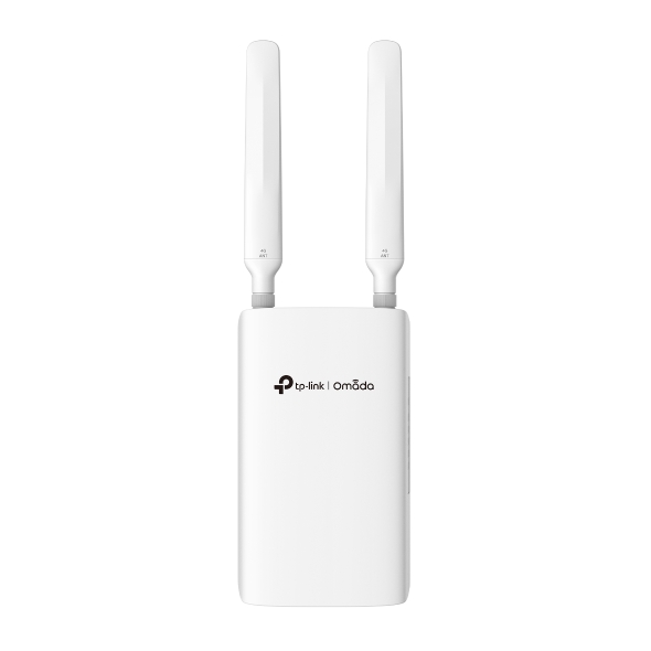TP-Link ER703WP-4G-Outdoor Omada 4G+ Cat6 AX3000 Wi-Fi 6 Outdoor/Indoor Gateway, 574Mbps at 2.4 GHz + 2402 Mbps at 5 GHz (HE160) Wi-Fi Speed, 300