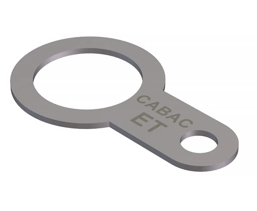 Brass Earth Tags 16mm Wide