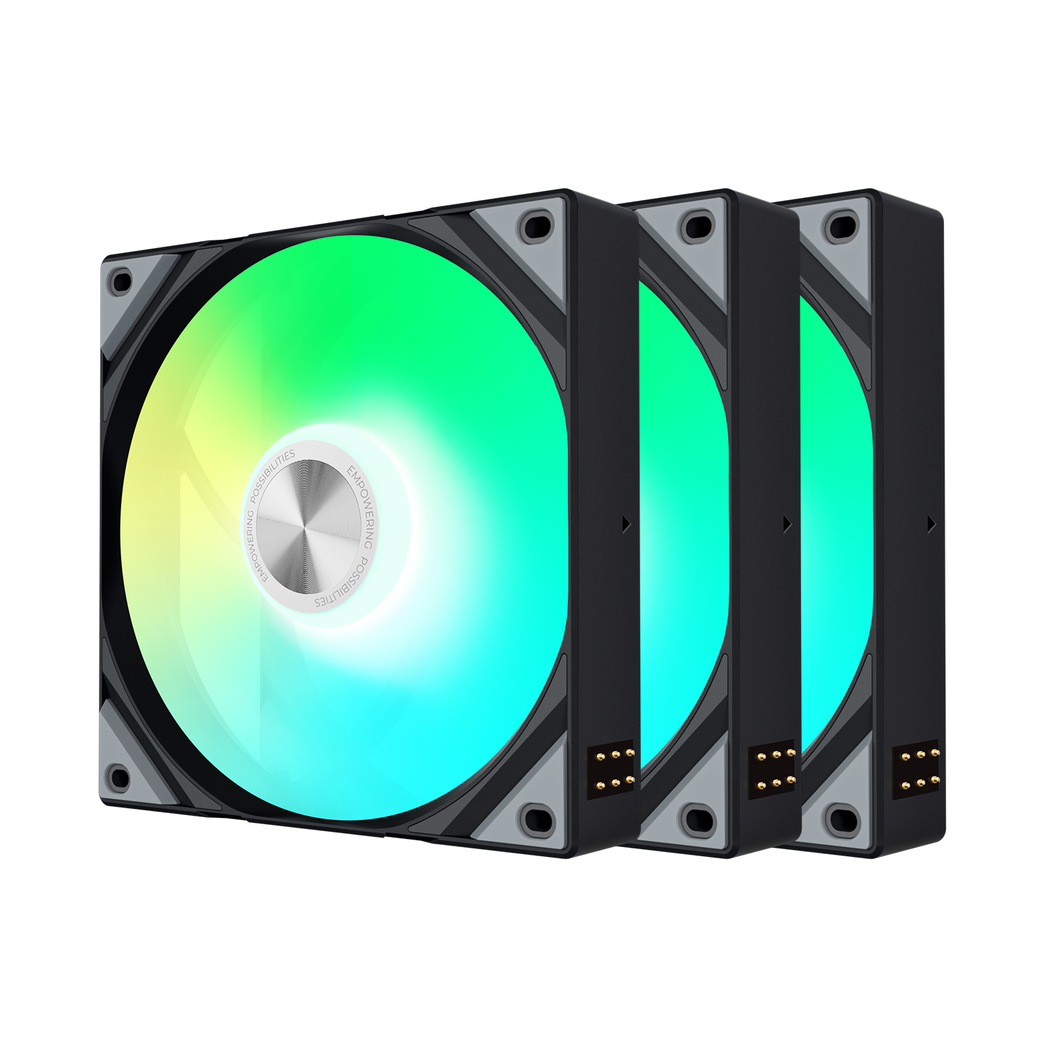 TRYX ROTA SL ARGB 120 BLACK FAN (3 PACK)