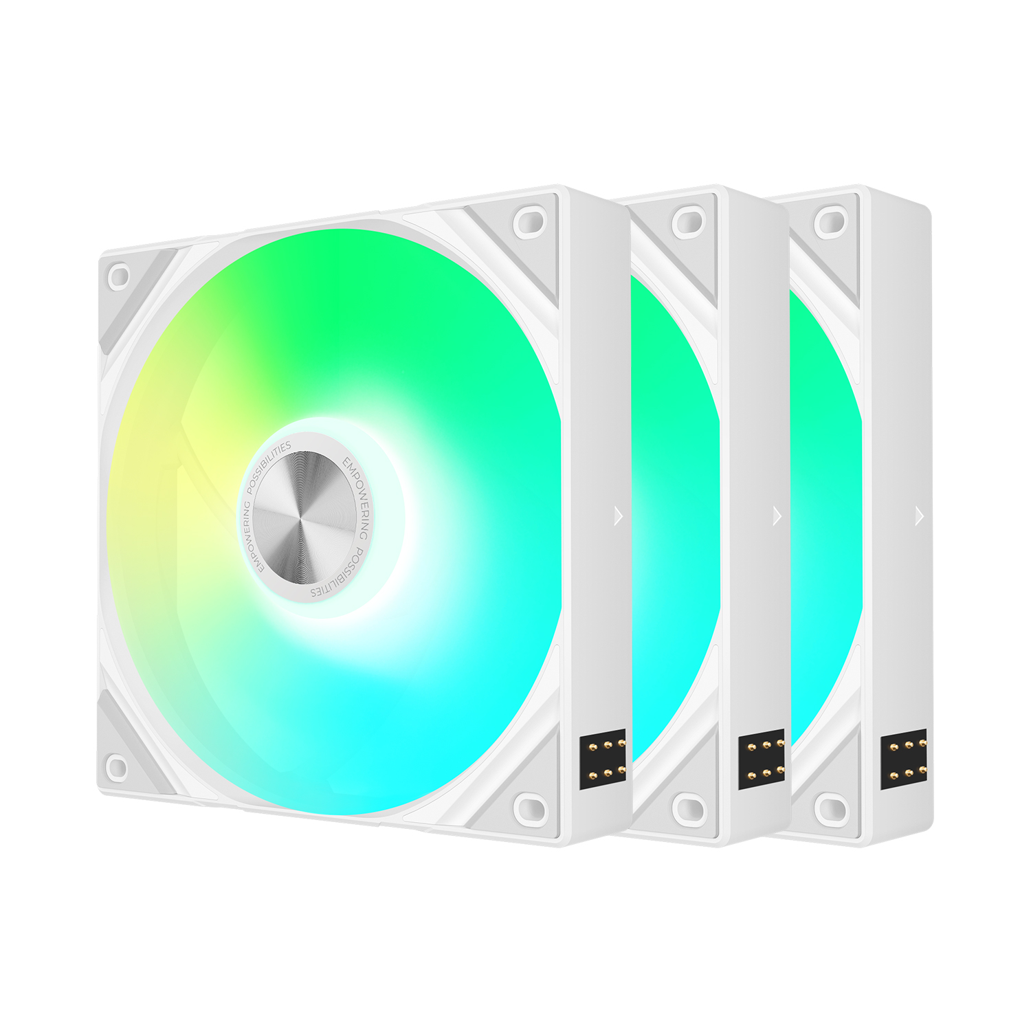 TRYX ROTA SL ARGB REVERSE 120 WHITE FAN (3 PACK)