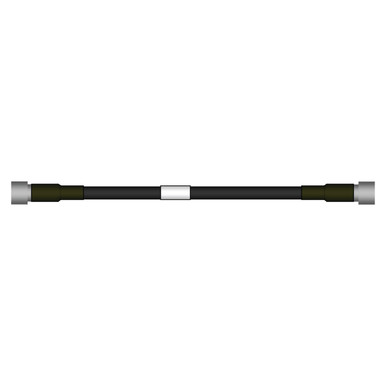 CommScope FSJ1-50A SureFlex Jumper with interface types 4.3-10 Male and SMA Male, 1m